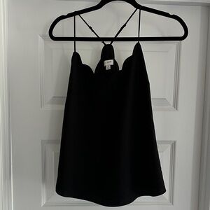 J. Crew Elegant Black Camisole Top
